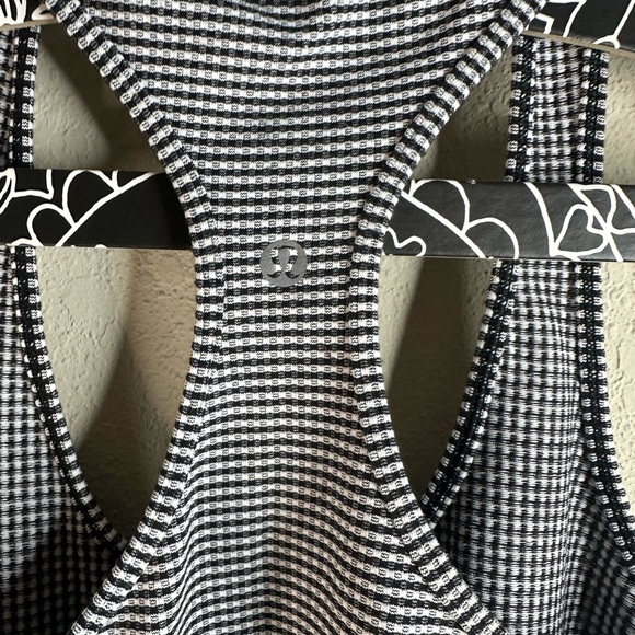 Lululemon Cool Racerback Gingham Inkwell - Picture 2 of 3